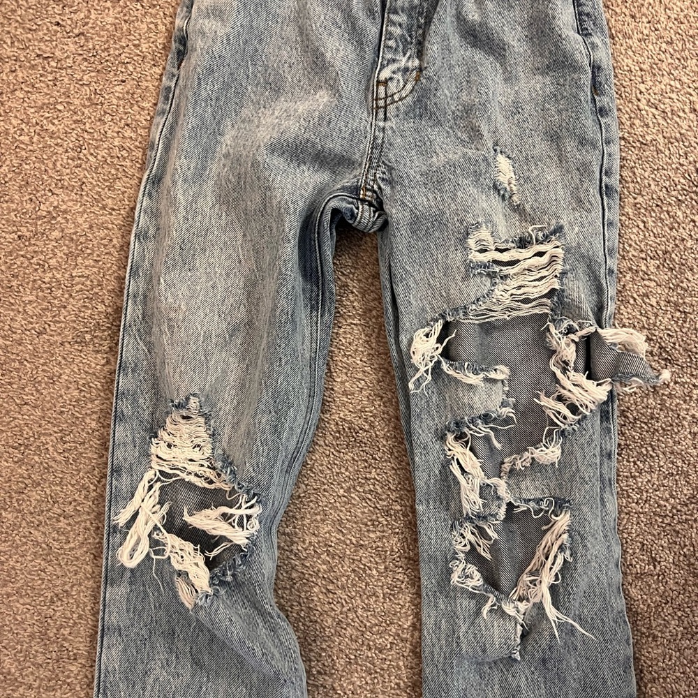 Distressed Blue Women's PacSun Jeans - Picture 4 of 6